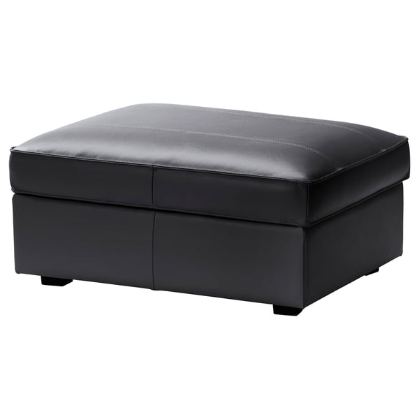 KIVIK Footstool, Grann/Bomstad black