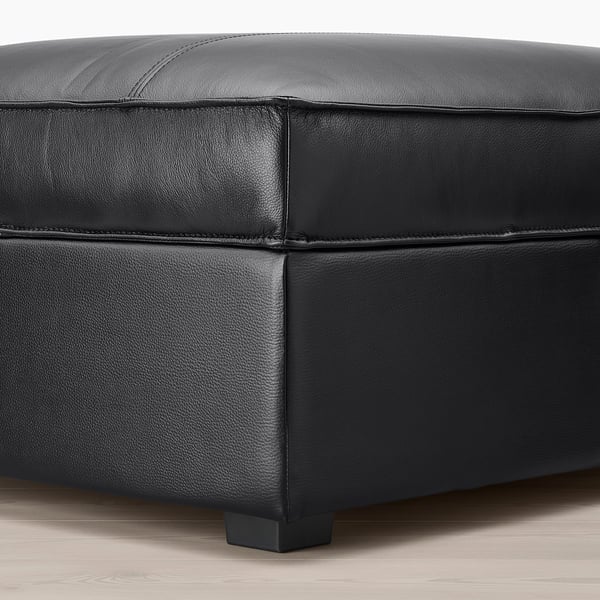 KIVIK Footstool, Grann/Bomstad black