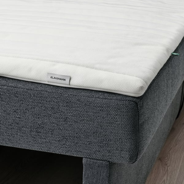 KLAGSHAMN Back cushion, Skiftebo dark grey