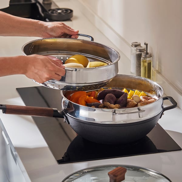 KLOCKREN Steamer insert, stainless steel, 32 cm