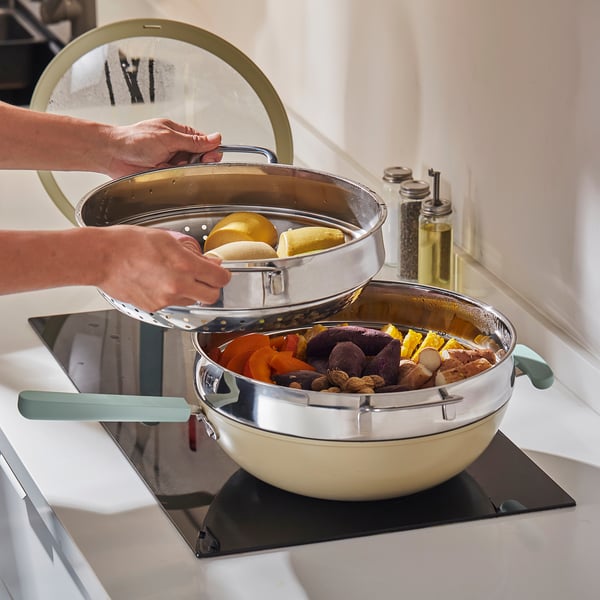 KLOCKREN Steamer insert, stainless steel, 32 cm