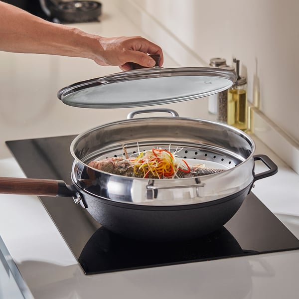 KLOCKREN Steamer insert, stainless steel, 32 cm