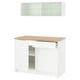 KNOXHULT Kitchen, white, 120x61x220 cm