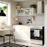 KNOXHULT Kitchen, white, 120x61x220 cm