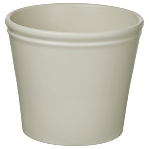 White ceramic planter