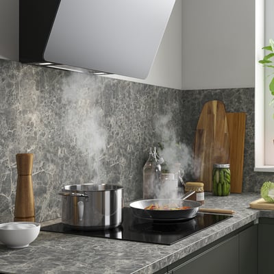 KOLSTAN Induction hob, IKEA 500 black, 58 cm