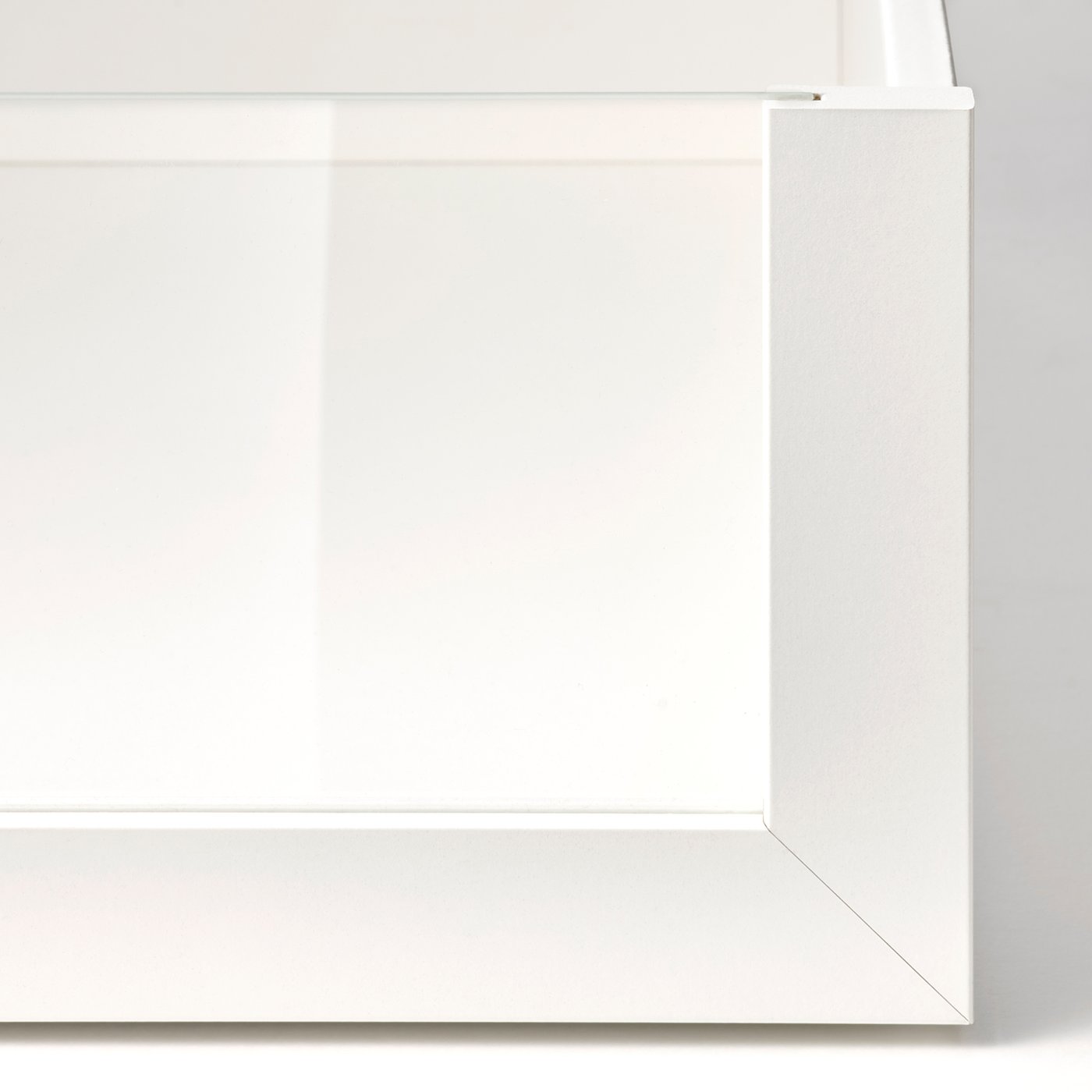 KOMPLEMENT Drawer with glass front, white, 100x58 cm