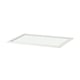 KOMPLEMENT Glass shelf, white, 75x58 cm