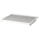 KOMPLEMENT Pull-out tray with drawer mat, white/light grey, 75x58 cm
