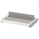 A white KOMPLEMENT pull-out tray with felt lining.