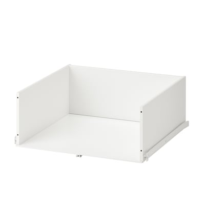KONSTRUERA Drawer without front, white, 60x55x30 cm