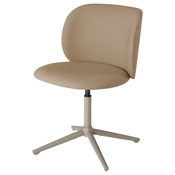 KRYLBO Swivel chair, Tonerud dark beige