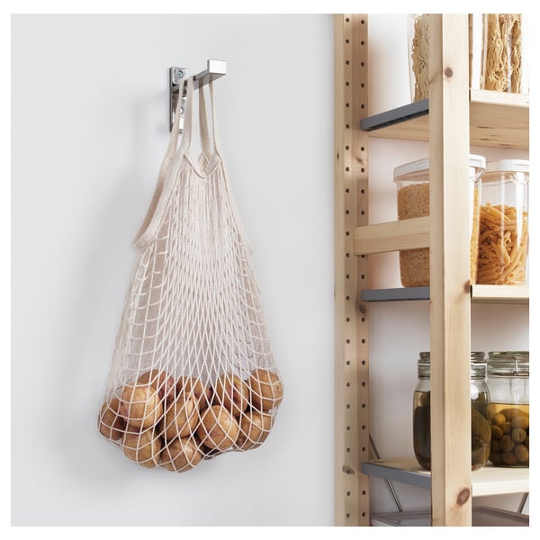 KUNGSFORS Net bag, set of 2, natural