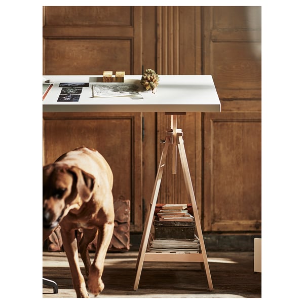 LAGKAPTEN Table top, white, 120x60 cm