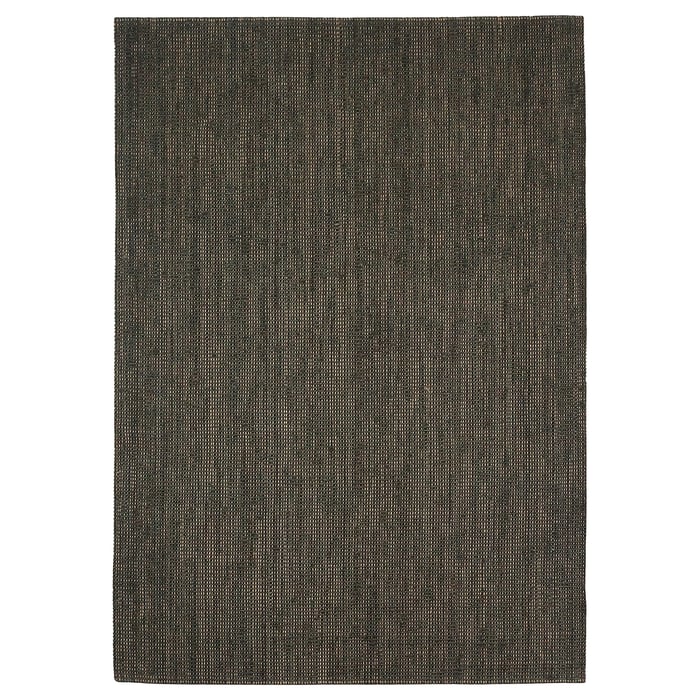 LANDBANA rug, flatwoven, dark green, 160x230 cm