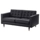 LANDSKRONA Two-seat sofa, Grann/Bomstad black/wood