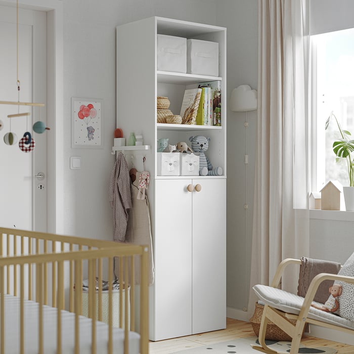 LASTARE Wardrobe Combination White 60x42x201 Cm IKEA lastare-wardrobe-combination-white-60x42x201-cm-ikea