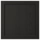 LERHYTTAN Door, black stained, 60x60 cm