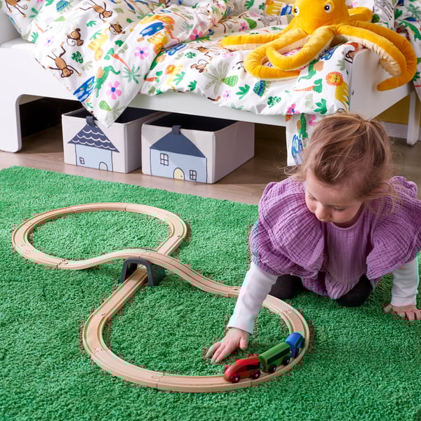 LILLABO 20-piece basic train set, multicolour