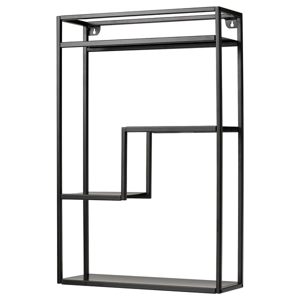 LINDÅSEN Display shelf, anthracite, 40x60 cm