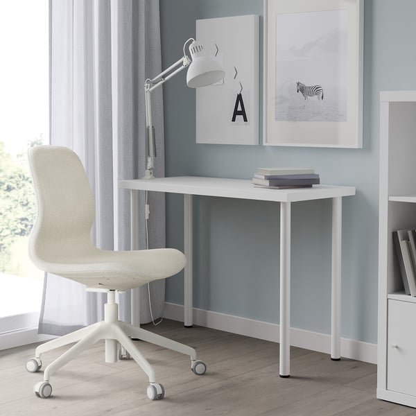 LINNMON / ADILS Table, white, 100x45 cm