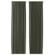 MAJGULL Block-out curtains, 1 pair, dark green/with heading tape, 145x250 cm