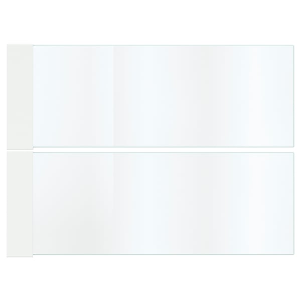 MAXIMERA Add-on side for drawer, high, glass, 37 cm