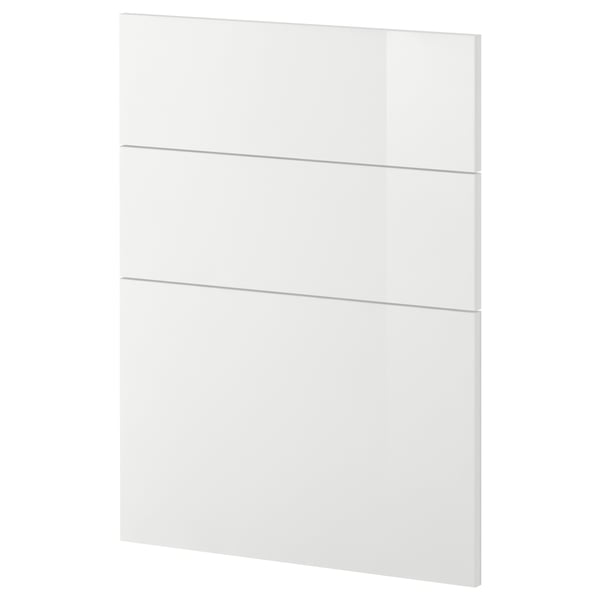 METOD 3 fronts for dishwasher, Ringhult white, 60 cm