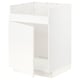 METOD Base cab f HAVSEN single bowl sink, white/Veddinge white, 60x60x80 cm