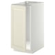 METOD Base cab f sink/waste sorting, white/Bodbyn off-white, 40x60x80 cm