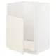 METOD Base cab f TALLSJÖN sink, white/Bodbyn off-white, 60x60x80 cm