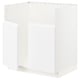 METOD Base cab f TALLSJÖN sink, white/Voxtorp matt white, 80x60x80 cm