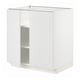 METOD Base cabinet with shelves/2 doors, white/Stensund white, 80x60x80 cm