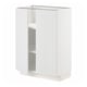 METOD Base cabinet with shelves/2 doors, white/Stensund white, 60x37x80 cm