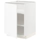 METOD Base cabinet with shelves, white Enköping/white wood effect, 60x60x80 cm