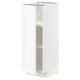 METOD Base cabinet with shelves, white Enköping/white wood effect, 30x37x80 cm