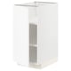 METOD Base cabinet with shelves, white Enköping/white wood effect, 40x60x80 cm