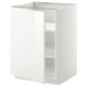 METOD Base cabinet with shelves, white/Ringhult white, 60x60x80 cm