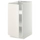 METOD Base cabinet with shelves, white/Veddinge white, 40x60x80 cm