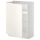 METOD Base cabinet with shelves, white/Veddinge white, 60x37x80 cm