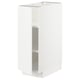 METOD Base cabinet with shelves, white/Veddinge white, 30x60x80 cm