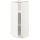 METOD Base cabinet with shelves, white/Veddinge white, 30x37x80 cm