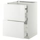 METOD Base cb 2 frnts/2 low/1 md/1 hi drw, white Maximera/Ringhult white, 60x60x80 cm