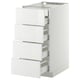 METOD Base cb 4 frnts/2 low/3 md drwrs, white Maximera/Ringhult white, 40x60x80 cm