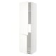 METOD High cab f fridge/freezer w 2 doors, white/Vallstena white, 60x60x220 cm