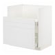 METOD / MAXIMERA Base cab f TALLSJÖN sink, white/Stensund white, 80x60 cm