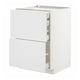 METOD / MAXIMERA Base cb 2 frnts/2 low/1 md/1 hi drw, white/Stensund white, 60x60x80 cm