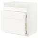 METOD / MAXIMERA Base cb f HAVSEN snk/3 frnts/2 drws, white/Veddinge white, 80x60x80 cm