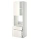 Ikea METOD kitchen unit in white with doors and drawers, modern and minimalist design.