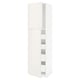METOD / MAXIMERA Hi cab w 2 doors/4 drawers, white/Veddinge white, 60x60x220 cm